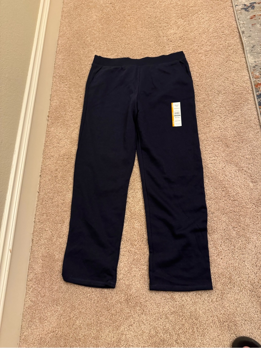 Time and Tru Navy Blue Pull-On Track Pants